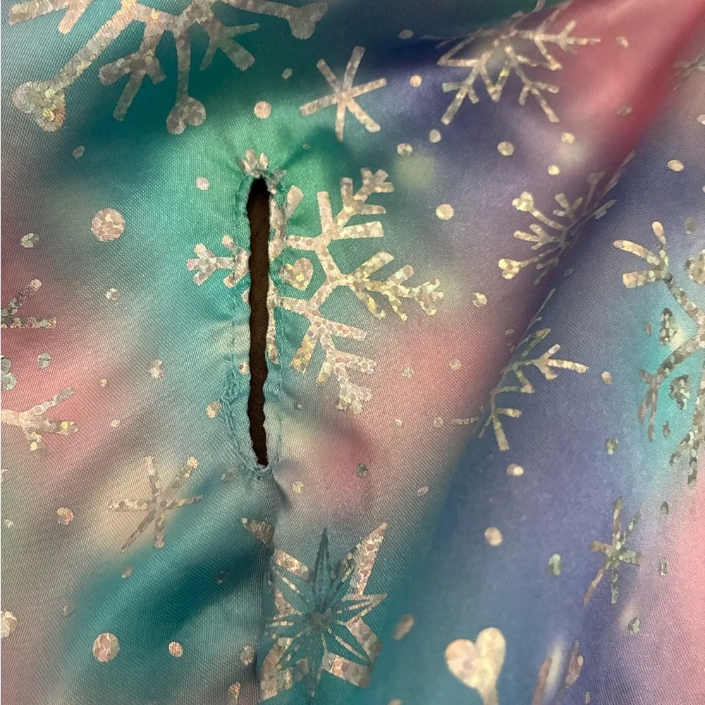 Build A Bear Glisten Blue Snowflake Cape